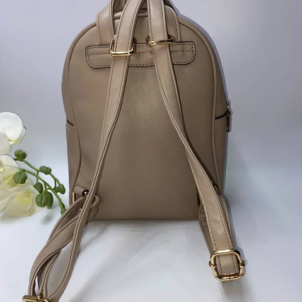 Adorable Fashion Backpack Taupe Medium